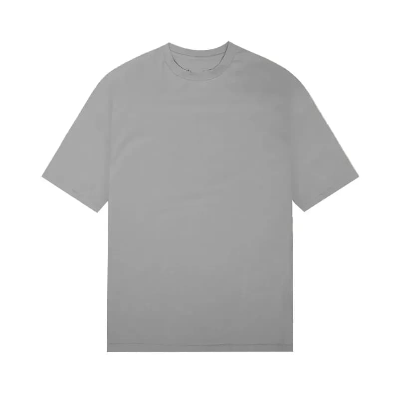 grey oversized gym t-shirt with drop shoulders