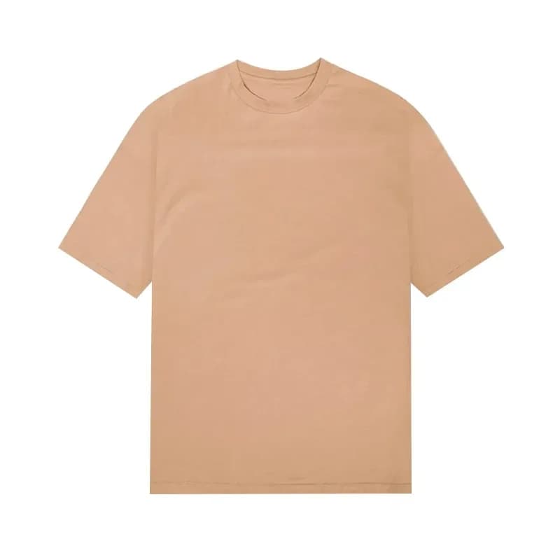 khaki oversized gym t-shirt with drop shoulders