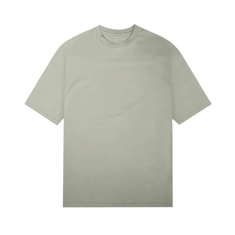 light green oversized gym t-shirt with drop shoulders