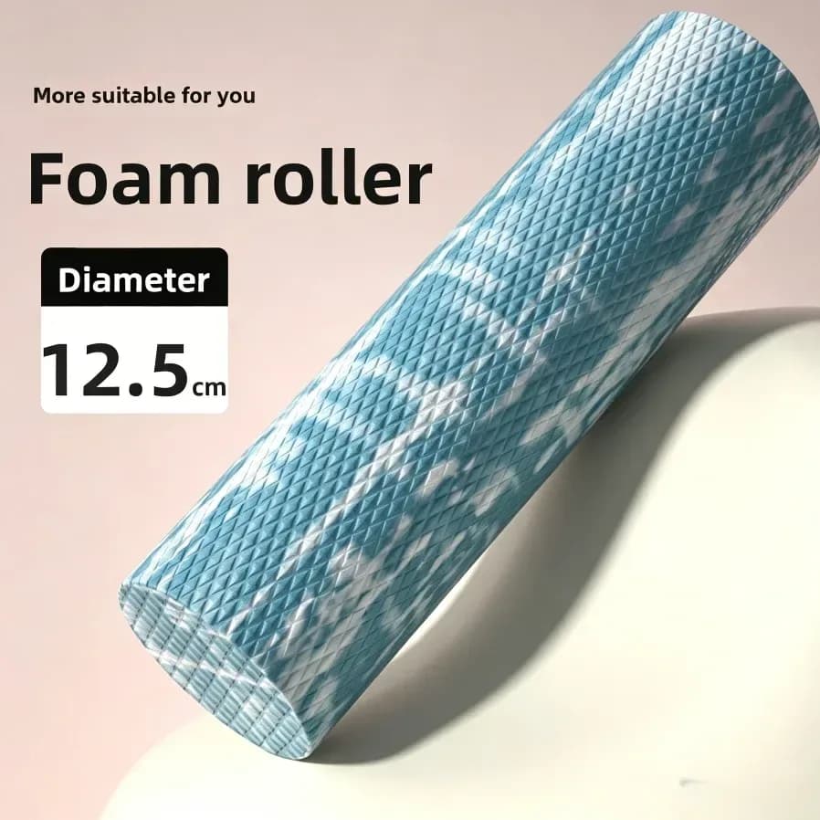 solid EVA foam roller with a 12.5 cm diameter